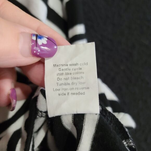 Ny Collection Womens Blouse Multi-Color Size S Polyester Blend Pullover Roll Tab - Picture 7 of 12